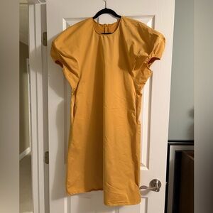 Yansoo Yellow cotton dress. XL with pockets. 😀
